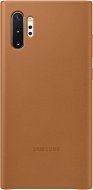 Samsung Leather Back Case for Galaxy Note10+ beige - Phone Cover