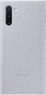 Samsung Leather Back Cover for Galaxy Note10 grey - Phone Cover