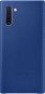 Samsung Leder Back Cover für Galaxy Note10 blau - Handyhülle