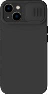 Nillkin CamShield Silky Silikonhülle für Apple iPhone 15 Plus Classic Schwarz - Handyhülle