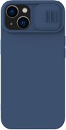 Nillkin CamShield Silky Silikonhülle für Apple iPhone 15 Plus Mitternachtsblau - Handyhülle