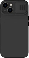 Nillkin CamShield Silky Silikónový Kryt na Apple iPhone 15 Classic Black - Kryt na mobil