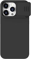 Nillkin CamShield Silky Magnetische Silikonhülle für Apple iPhone 15 Pro Max Black - Handyhülle