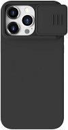 Nillkin CamShield Silky Magnetic Apple iPhone 15 Pro fekete szilikon tok - Telefon tok