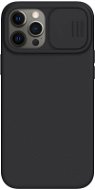 Nillkin CamShield Silky Magnetic Silicone Cover for Apple iPhone 12 Pro Max, Black - Phone Cover