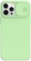 Nillkin CamShield Silky Magnetic Silicone Cover for Apple iPhone 12 Pro Max, Matcha Green - Phone Cover