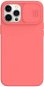 Nillkin CamShield Silky Magnetic Silicone Cover for Apple iPhone 12 Pro Max, Orange/Pink - Phone Cover