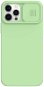 Nillkin CamShield Silky Magnetic Silicone Cover for Apple iPhone 12/12 Pro, Matcha Green - Phone Cover