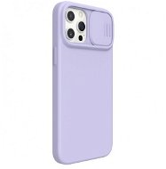 Nillkin CamShield Silky Magnetic Silikónový Kryt na Apple iPhone 12 / 12 Pro Purple - Kryt na mobil