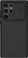 Nillkin CamShield Silky Silicone Cover for Samsung Galaxy S22 Ultra Black - Phone Cover
