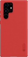 Nillkin Super Frosted PRO Back Cover for Samsung Galaxy S22 Ultra Red - Phone Cover