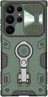 Nillkin CamShield Armor PRO Samsung Galaxy S23 Ultra hátlap tok, sötétzöld - Telefon tok
