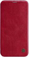 Nillkin Qin Handyhülle aus Leder für Apple iPhone 12/12 Pro Rot - Handyhülle