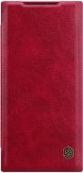 Nillkin Qin Handyhülle aus Leder für Samsung Galaxy Note 20 Ultra 5G Rot - Handyhülle