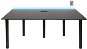 SYBERDESK PRO XXL, 165 × 68 × 73 – 76 cm, LED, čierny – 1. časť - Herný stôl