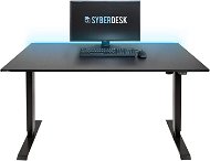 SYBERDESK Electric - 71 - 121cm, LED, fekete - 2. rész - Gaming asztal