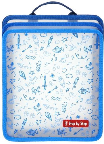 STEP BY STEP mit 3 Fächern, blau - Organizer für Aktentaschen - Hauptbild