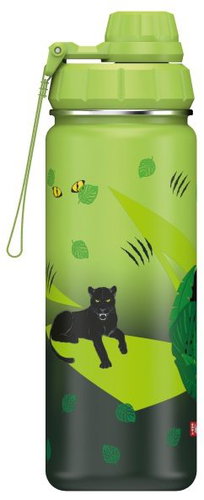 STEP BY STEP izolovaná z nerezové oceli 0.5 l, Black Cat - Drinking Bottle - Main image
