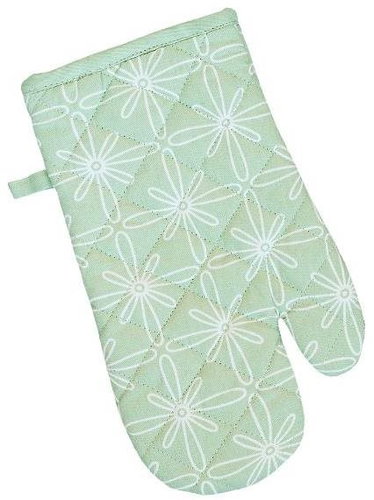 SCANquilt potholder DEKORO contours of flowers - Oven Mitt - Main image