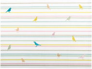 SCANquilt placemat MURI birds white and pastel 33 × 45 cm - Placemat