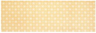 SCANquilt běhoun MURI kontury kytiček žlutobílý 45 x 140 cm - Runner
