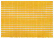 SCANquilt tablecloth RIB small cubes yellow and white 33 × 45 cm - Placemat