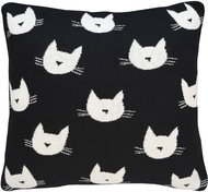 Scanquilt pletený povlak na polštář Design kočičky - Pillowcase