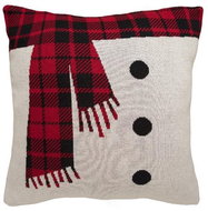 Scanquilt pletený povlak na polštář Design káro šála+káro - Pillowcase