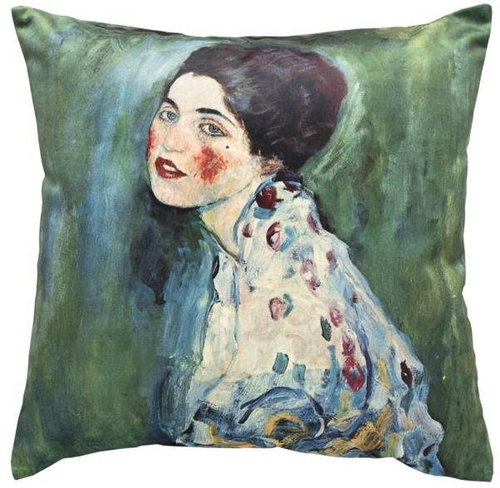Scanquilt dekorační povlak na polštář Art Velvet klimt-portrét - Pillowcase - Main image