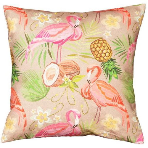 Scanquilt decorative pillowcase Flora flamingos - Pillowcase - Main image