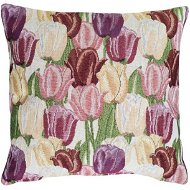 Scanquilt dekorační povlak na polštář Motiv tulipány - Povlak na polštář