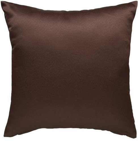 Scanquilt decorative pillowcase Satin Trend brown - Pillowcase - Main image