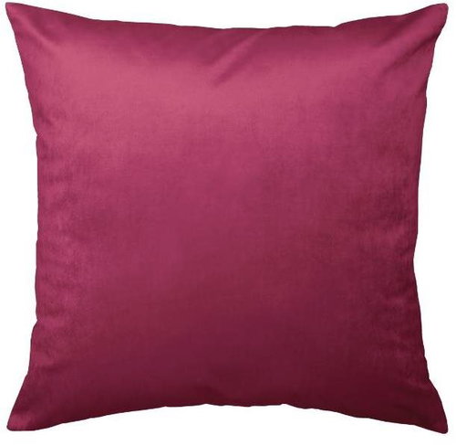 Scanquilt decorative pillowcase Velvet burgundy - Pillowcase - Main image