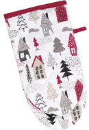 SCANquilt HAT DECORO polar houses white and red - Oven Mitt