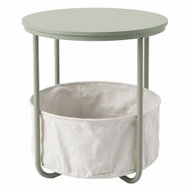 SCENA LIVING S košem, průměr 45 cm, zelený - Side Table