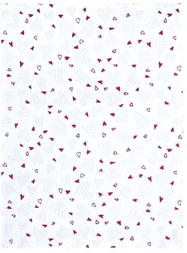 Scanquilt dish towel decor hearts - Kitchen Towel - Main image