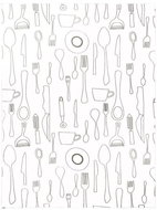 Scanquilt dish towel for cutlery decor - Kitchen Towel