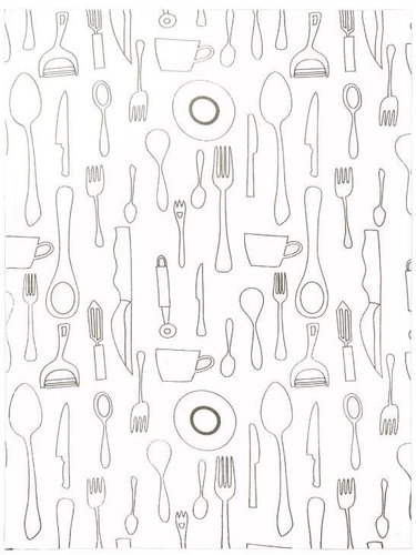 Scanquilt dish towel for cutlery decor - Kitchen Towel - Main image