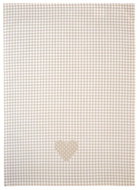 Scanquilt beige dish towel decor pepito and heart - Kitchen Towel