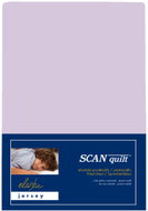 SCANquilt Jersey Elastic Lycra Baby Sheet Light Purple 60 × 120 cm - Cot sheet