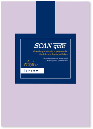 SCANquilt Jersey Elastic Lycra Sheet Light Purple - Bedsheet - Main image