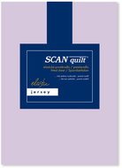 SCANquilt Jersey Elastic Lycra Sheet light purple 120 × 200 cm - Bedsheet