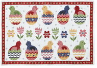 SCANquilt placemat MOTIV chicks colourful 32 × 48 cm - Placemat