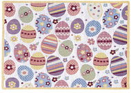 SCANquilt placemat MOTIV Easter egg pastel 32 × 48 cm - Placemat