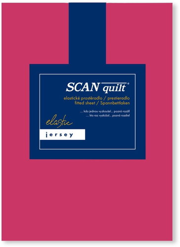 SCANquilt Sheet Jersey Elastic Lycra fuchsia Main image SCANquilt Sheet Jersey Elastic Lycra fuchsia - Bedsheet - Main image