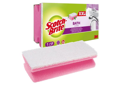 Scotch-Brite® Bath XXL sponge for cleaning delicate bathroom surfaces, 1pc Main image Scotch-Brite® Bath XXL sponge for cleaning delicate bathroom surfaces, 1pc - Dish Sponge - Main image
