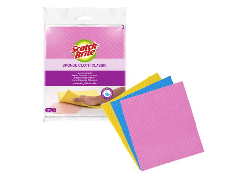 Scotch-Brite™ microfibre cleaning cloths, colour mix (3-pack) - Kitchen Towel - Main image