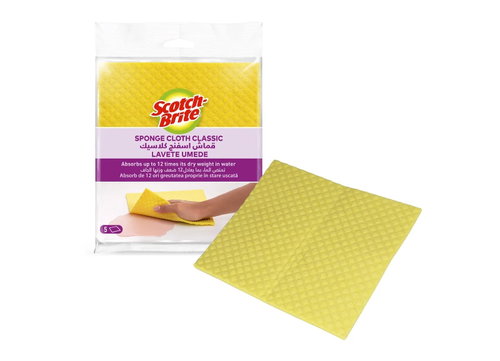 Scotch-Brite™ Classic sponge cloth, colour mix (3 ks) Main image Scotch-Brite™ Classic sponge cloth, colour mix (3 ks) - Kitchen Towel - Main image