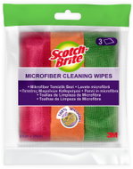Scotch-Brite™ Mikrovláknové utěrky, s vysokou absorpcí a odolností, pratelné, 3 ks - Microfiber Cloth
