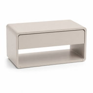SCENA LIVING wall-hung vanity unit with a drawer and shelf, 46cm, beige - Night Stand